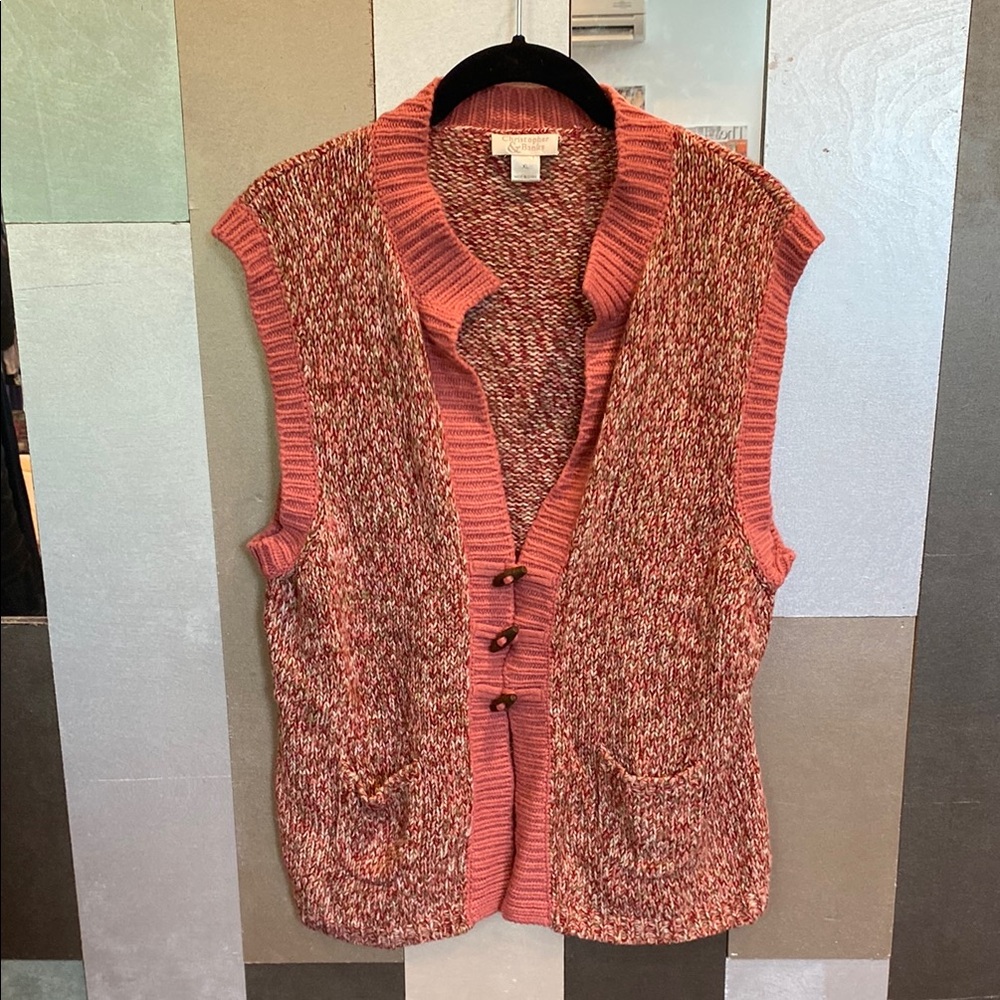 Women's Multicolor Knit Sweater Vest